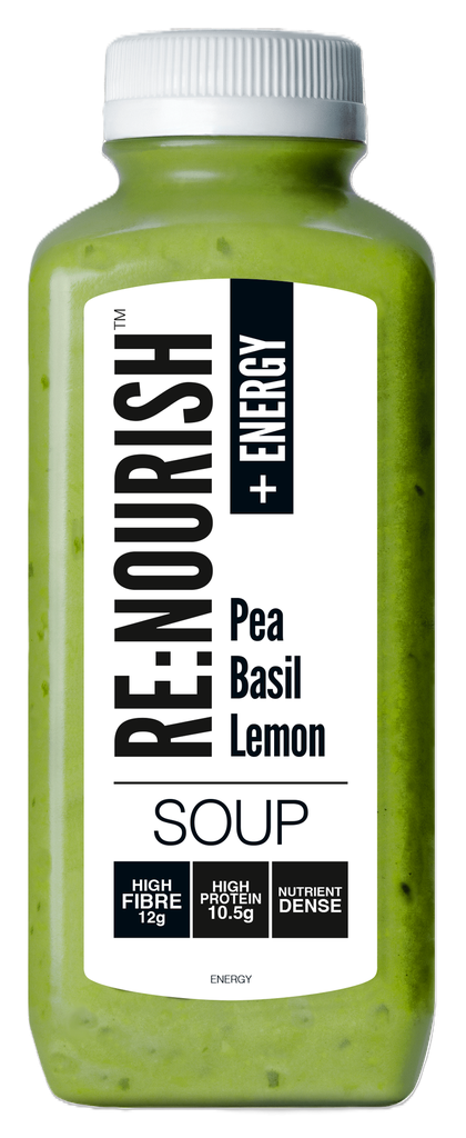 [PRODUCTION ISSUE] Re Nourish Fresh Soup - Energy Pea Basil Lemon 500g