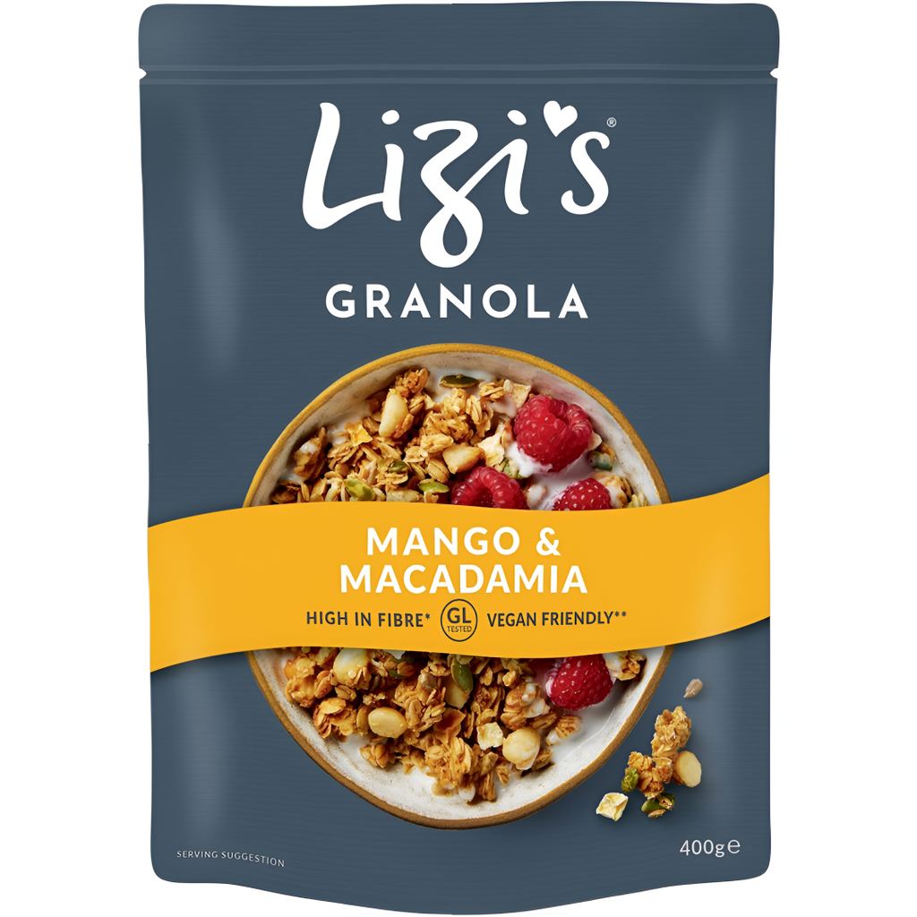 [PRODUCTION ISSUE] Lizis Granola - Mango Macadamia 400g