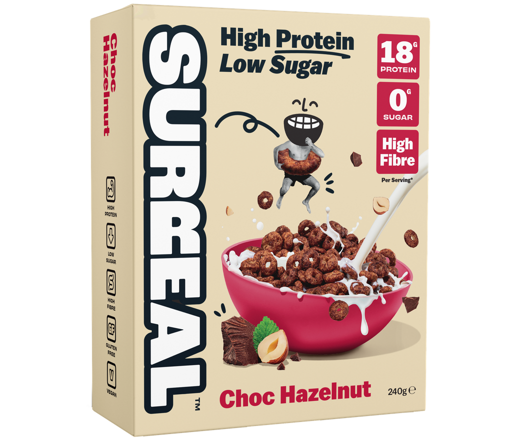 [15% OFF] Surreal High Protein Cereal - Choc Hazelnut X 6 X 240g