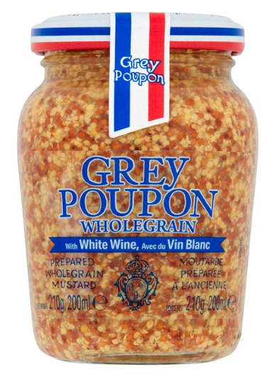 Grey Poupon Mustard - Wholegrain X 6 X 210g