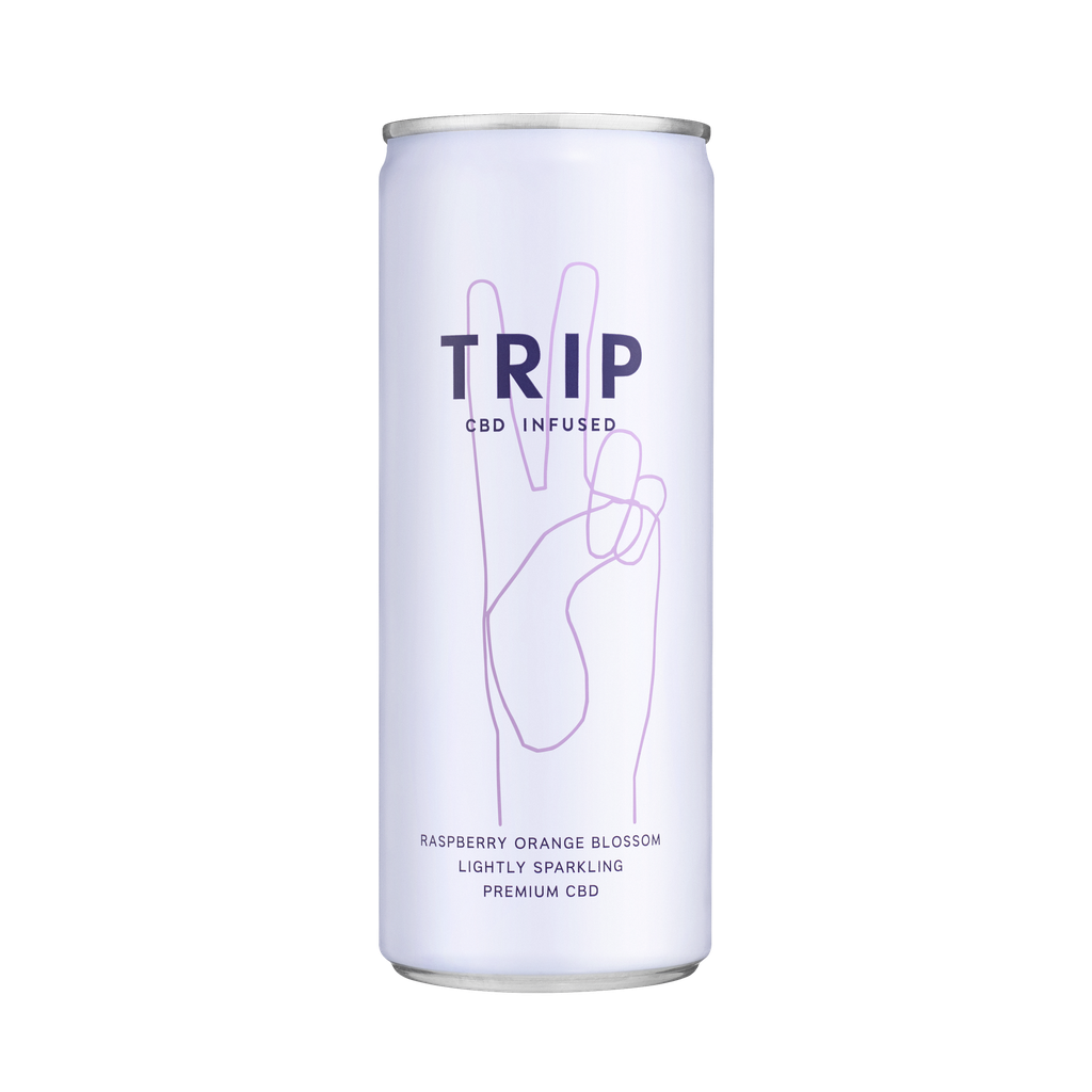 [33% OFF] Trip CBD Infused Drink - Raspberry Orange Blossom 25mg X 12 X 250ml