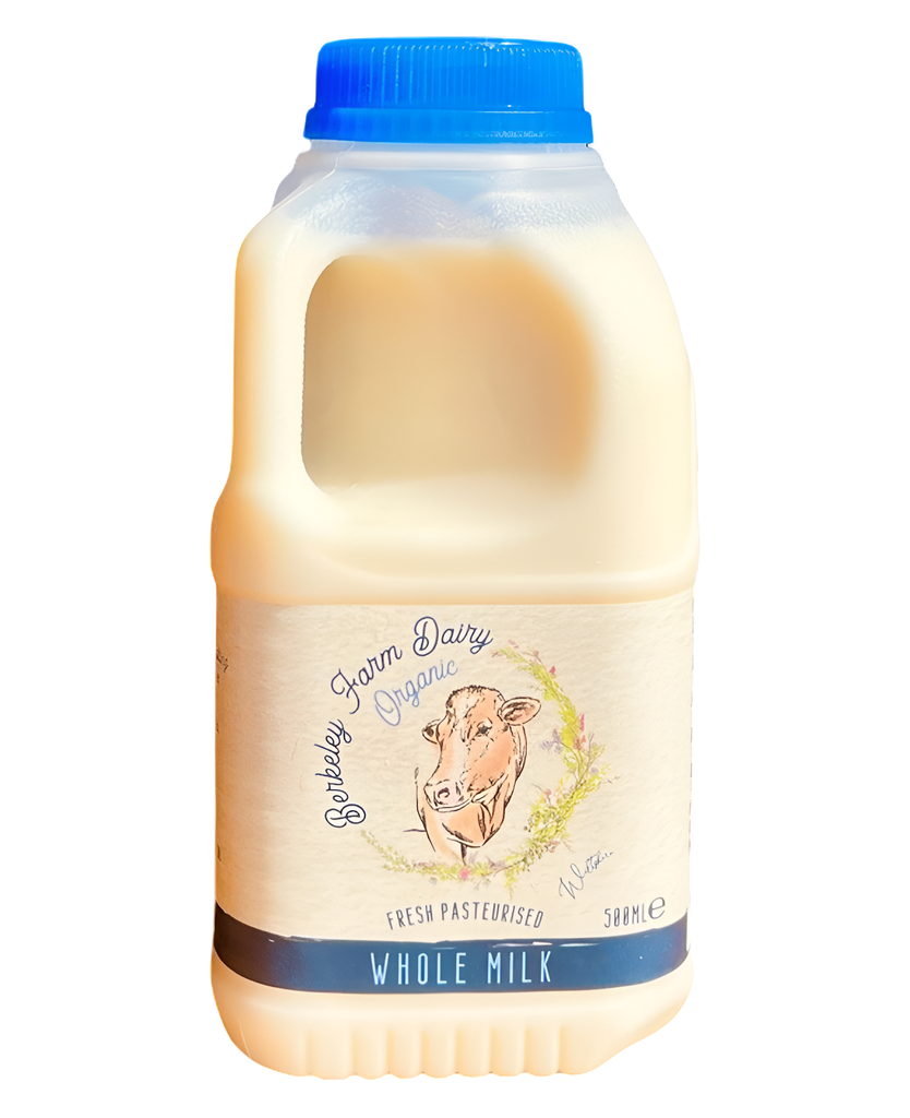Berkeley Farm Dairy Organic Milk - Whole X 6 X 500ml