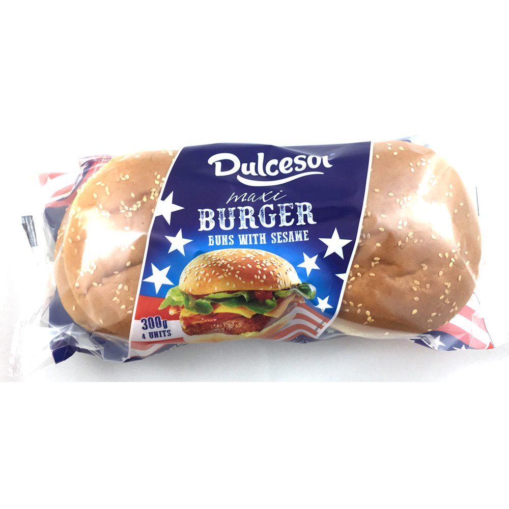 Dulcesol Buns - Jumbo Burger 4pc