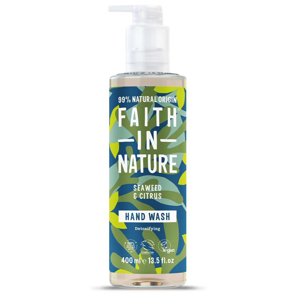 Faith In Nature Hand Wash - Seaweed and Citrus X 6 X 400ml