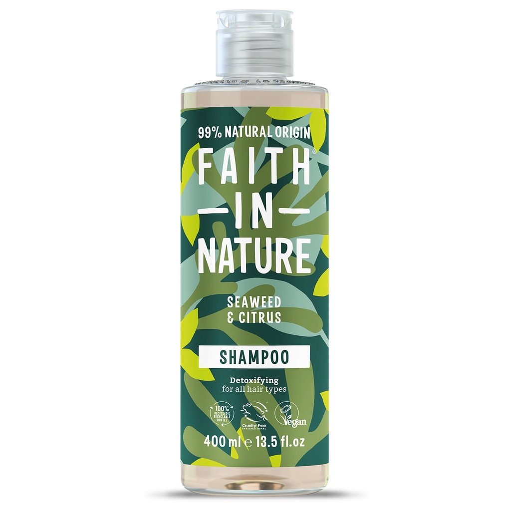 Faith In Nature Shampoo - Seaweed and Citrus X 6 X 400ml