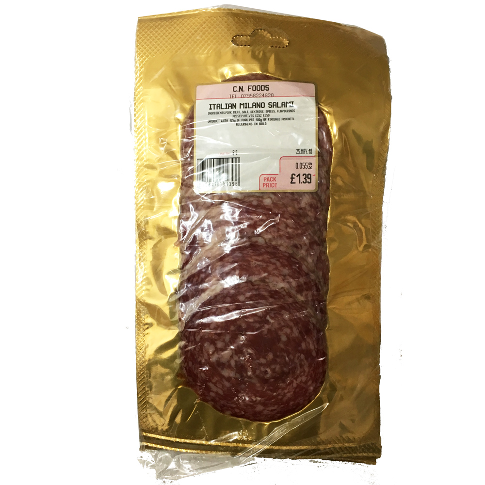 Fulwell Sliced Meats - Salami Italian Milano £2.29 X 6 X 70g
