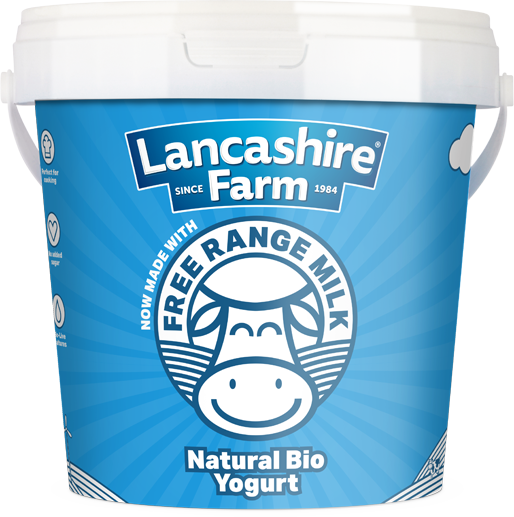 Lancashire Farm Natural Yoghurt - LARGE Bio Stirred 1kg