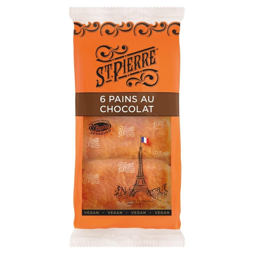 St Pierre Vegan Bread - Pain Au Chocolate 6pc