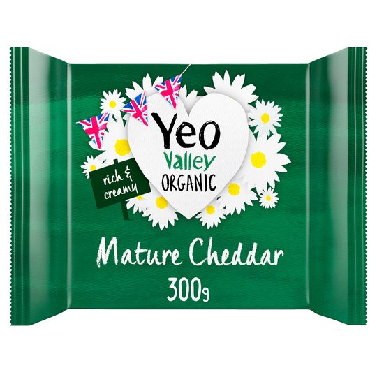 Yeo Valley Organic Cheddar Cheese - Mature 300g