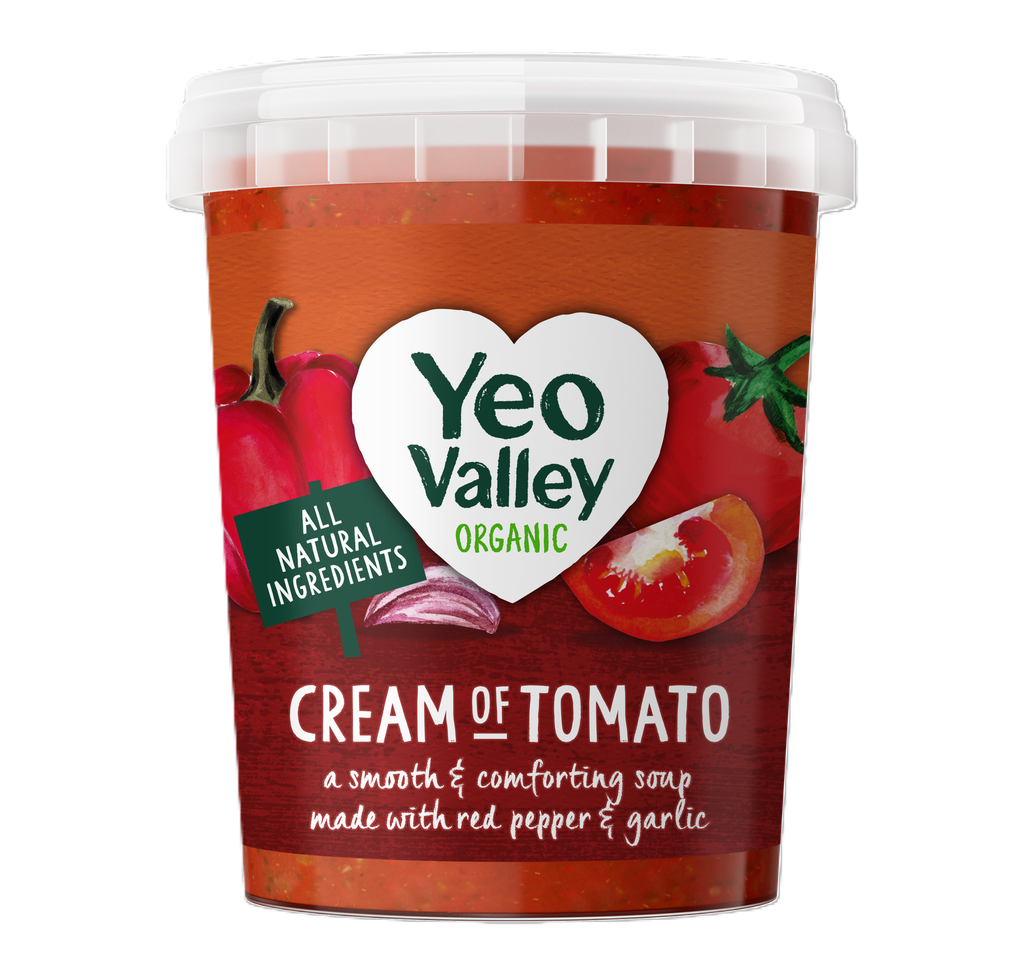 Yeo Valley Organic Soup - Smooth Cream of Tomato 400g