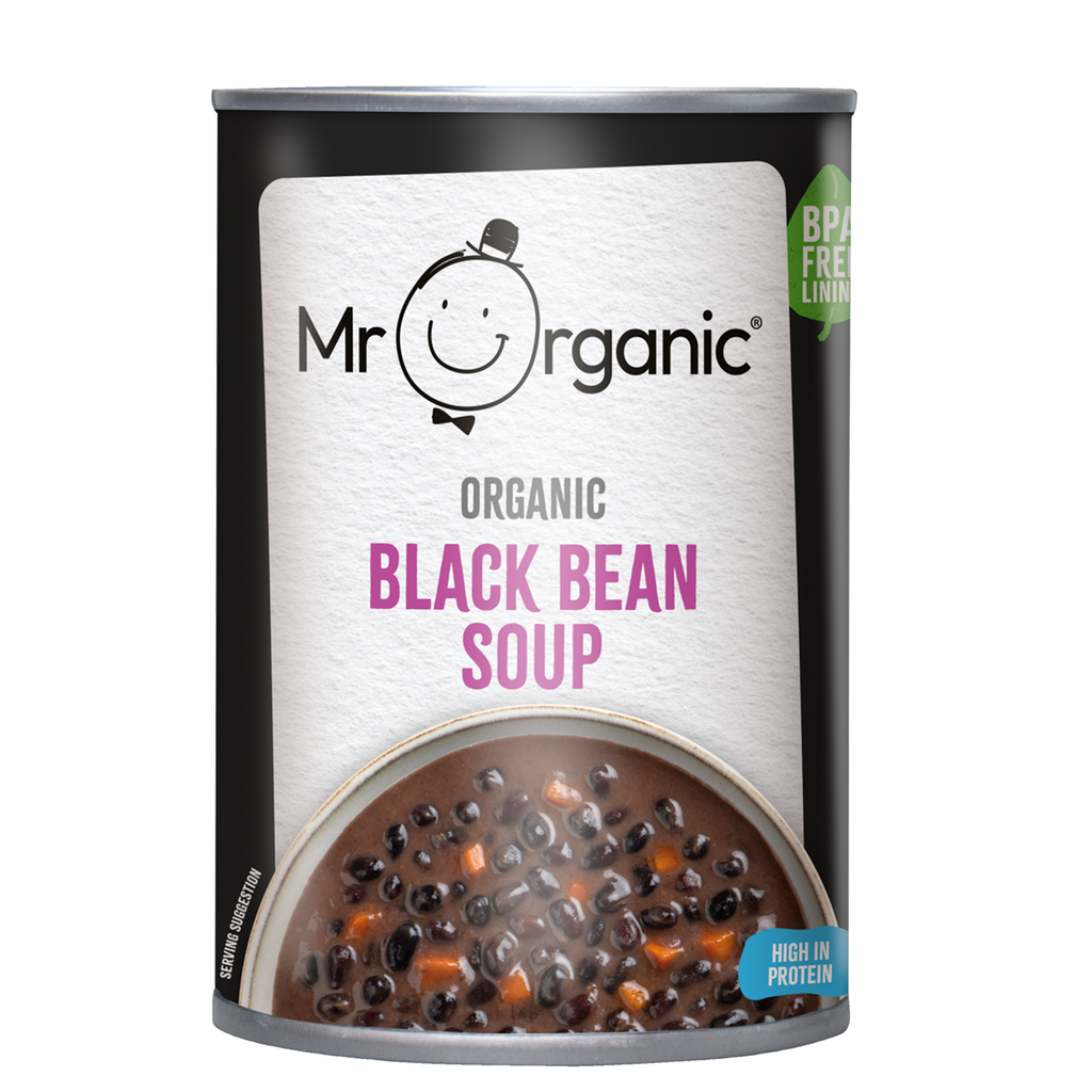 Mr Organic Soup - Black Bean and Vegetable X 6 X 400g