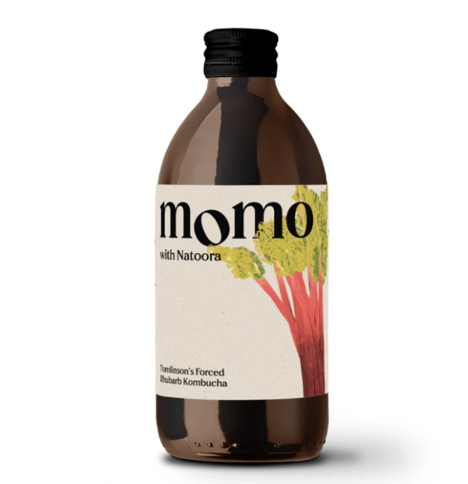 MOMO Organic Kombucha - Forced Rhubarb X 12 X 330ml