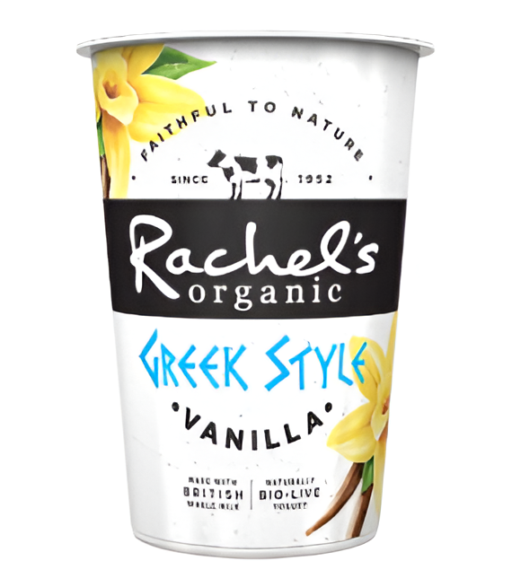 Rachels Organic Greek Style Yoghurt - Vanila 450g