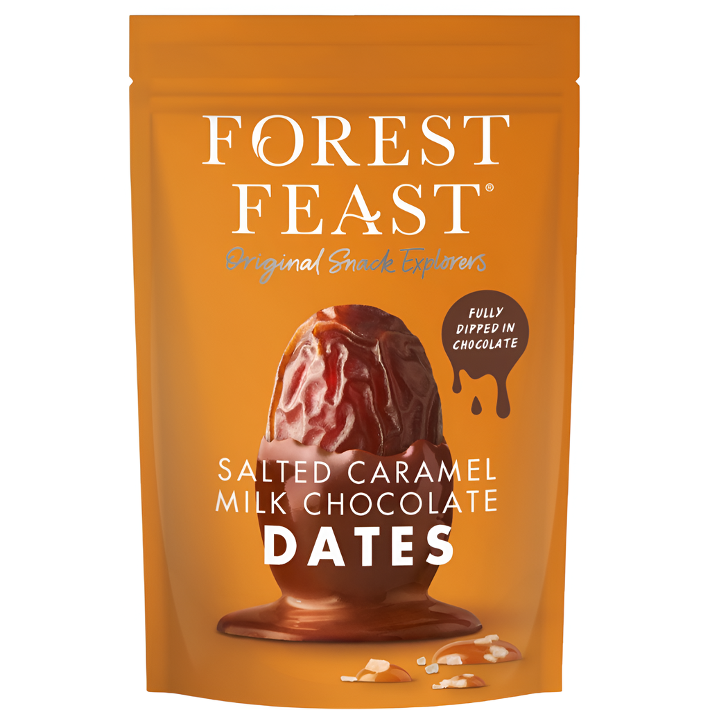 [15% OFF] Forest Feast - Salted Caramel Milk Chocolate Dates X 6 X 140g