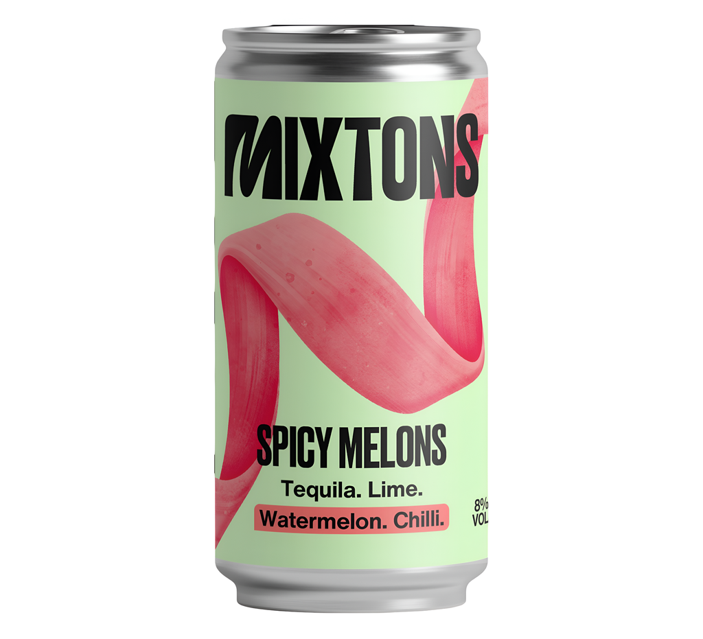 Mixtons RTD Cocktails - CAN Spicy Melons 8% ABV X 12 X 200ml