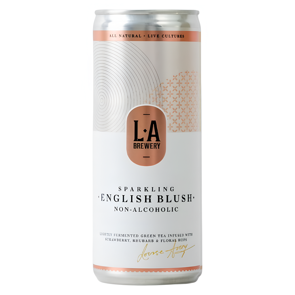 [30% OFF]  [CLEARANCE] (BBD 16/05) LA Brewery Sparkling Tea - CAN Strawberry & Rhubarb Blush X 12 X 250ml