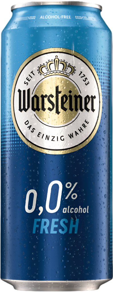 Warsteiner Alcohol Free Beer - CAN Fresh Pilsner X 24 X 500ml
