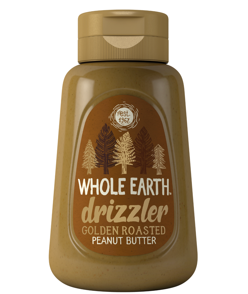 Whole Earth Peanut Butter - Drizzler Golden Roasted Super Smooth X 6 X 320g