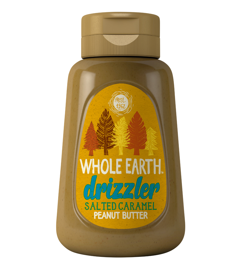 Whole Earth Peanut Butter - Drizzler Salted Caramel X 6 X 320g