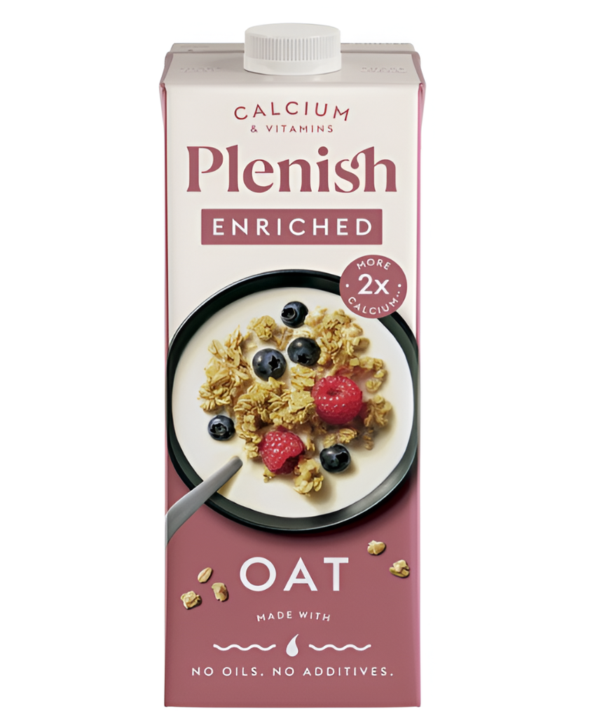 Plenish Plant Based Milk - Enriched Oat X 8 X 1L