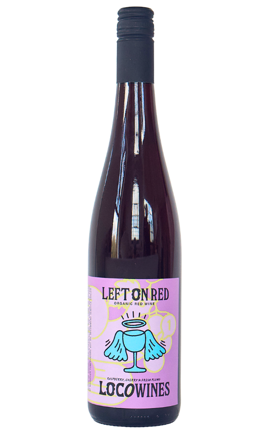 Loco Organic Red Wine - Left on Red Zweigelt and Blauer Portugieser NV Kremstal 12% ABV X 6 X 750ml