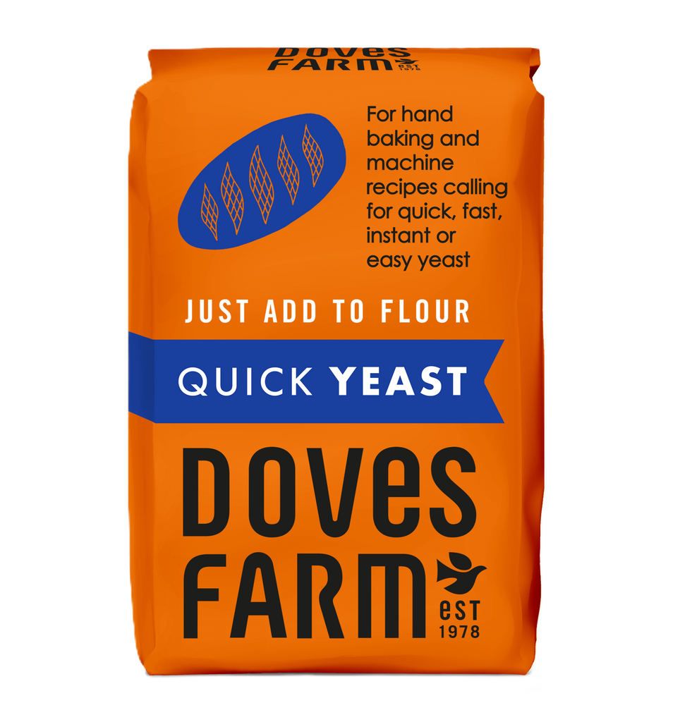 Doves Farm Baking Ingredients - Quick Yeast X 16 X 125g