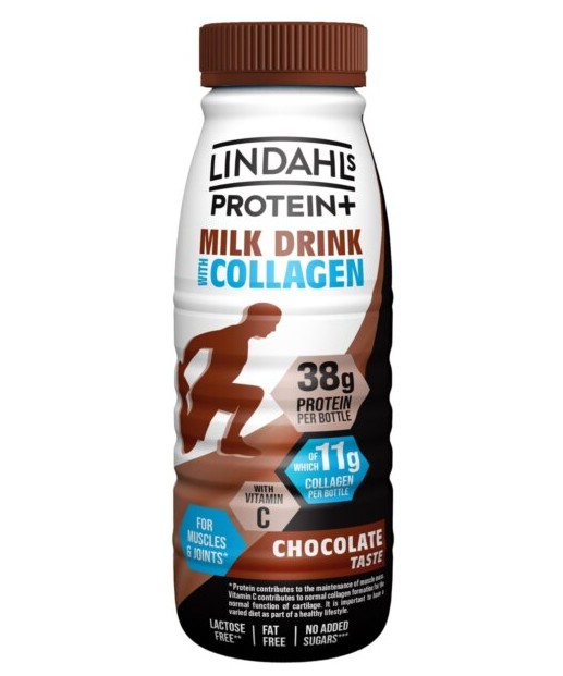 Lindahls Protein Milk Drink - Chocolate with Collagen X 6 X 500ml
