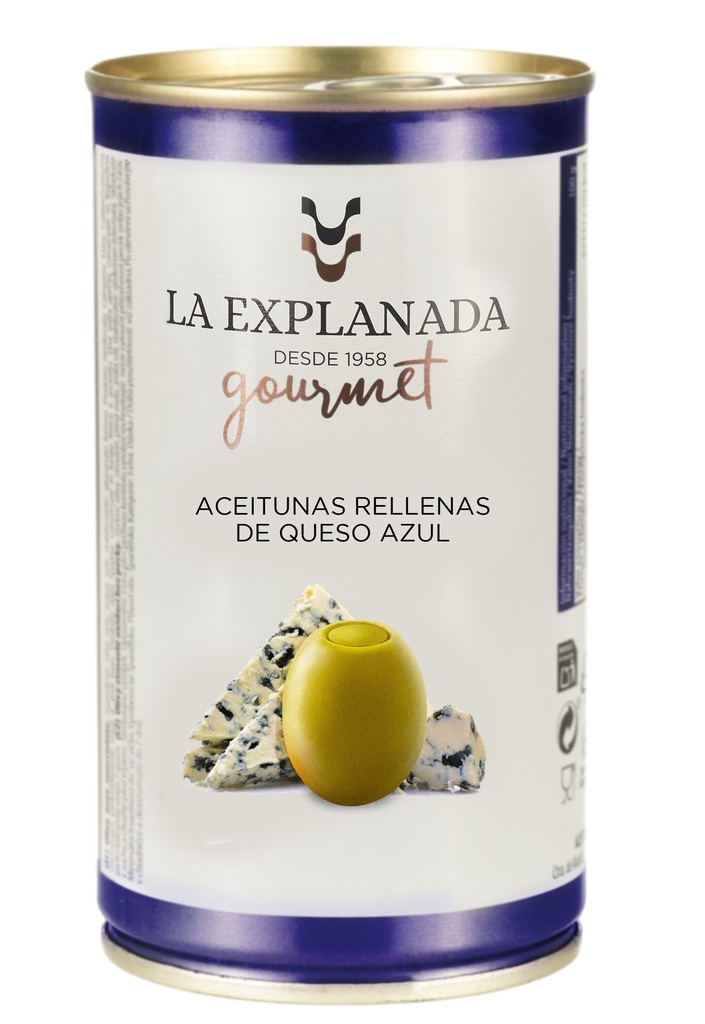 La Explanada Stuffed Olives - Blue Cheese X 15 X 370g