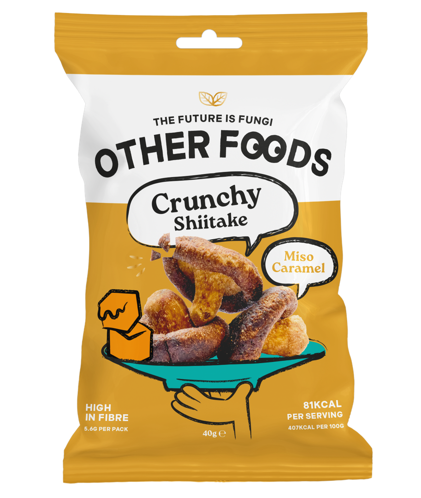 [10% OFF] Other Foods Snacks - Crunchy Shiitake Miso Caramel X 8 X 40g