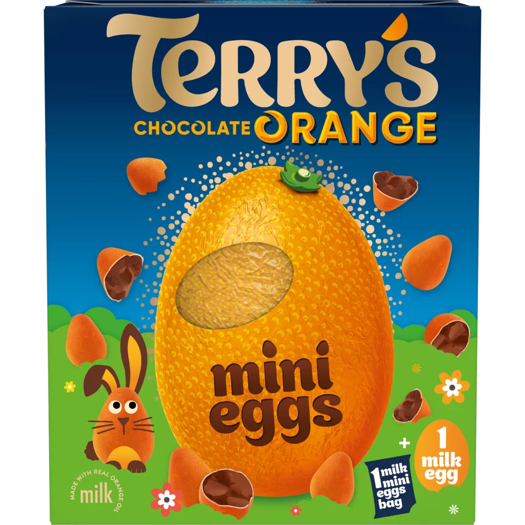 Terrys Chocolate Easter Range - Milk Egg Minis Orange with Exploding Candy 90g