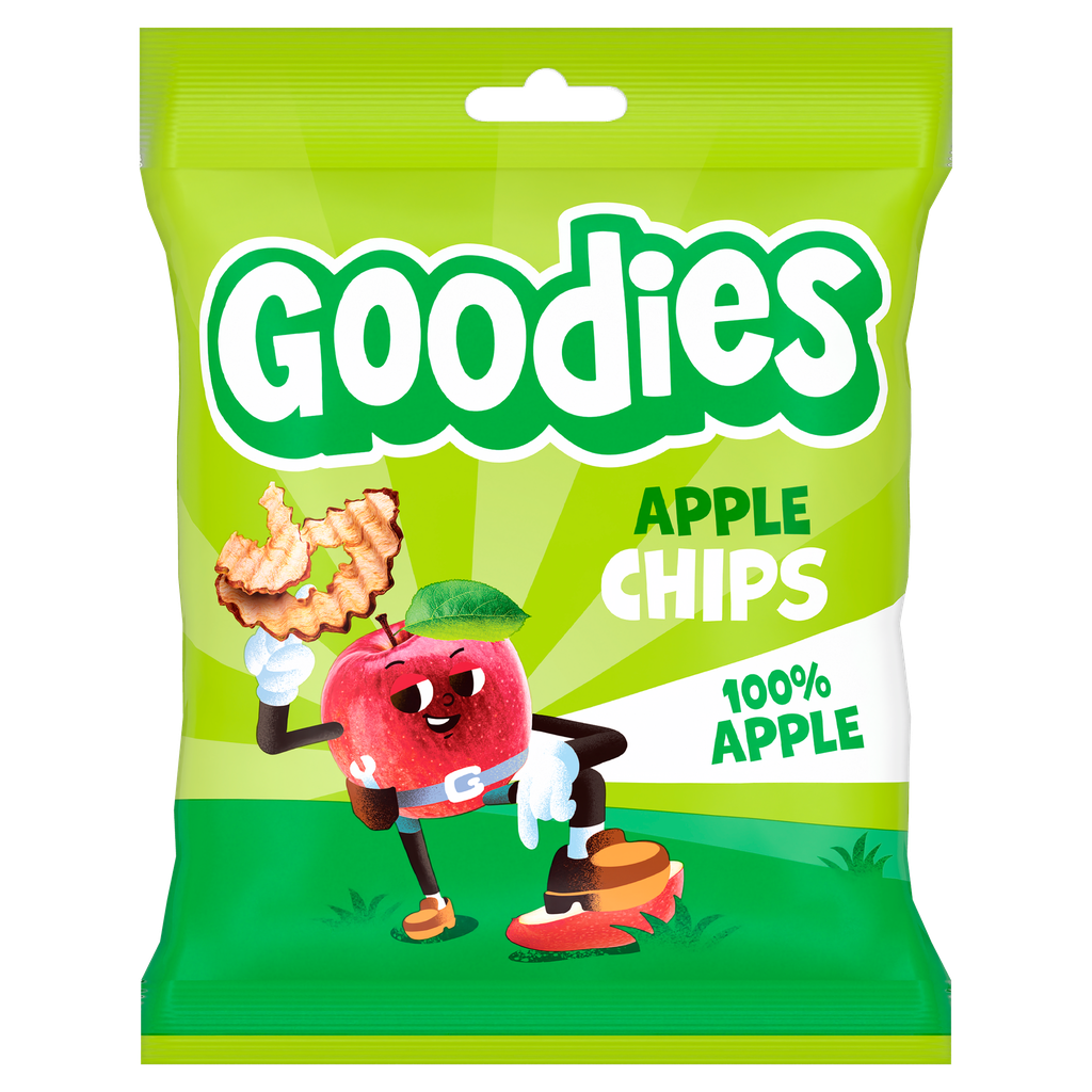 Goodies Kids Fruit Snacks - Apple Chips X 5 X 15g