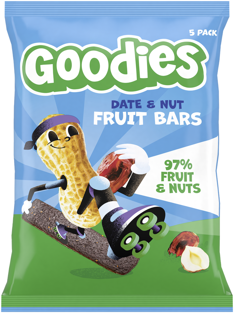 [15% OFF] Goodies Kids Fruit Bars - Date and Nut X 12 X (5x20g)