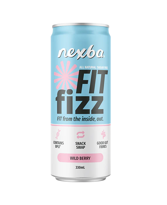 [25% OFF] Nexba Functional Drink - CAN Fit Fizz Wild Berry X 12 X 330ml