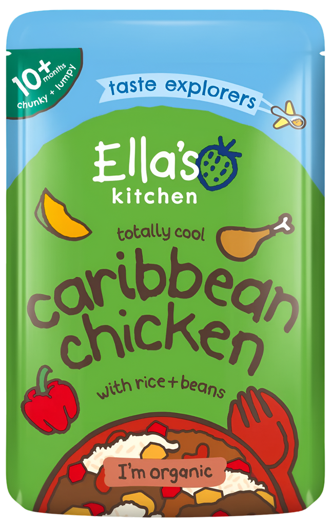 Ellas Kitchen Stage 3 - Caribbean Chicken EK048 X 7 X 190g