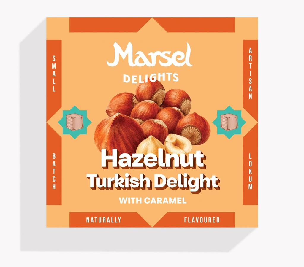 [15% OFF] Marsel Delights Turkish Lokum - Hazelnut with Caramel X 6 X 99g