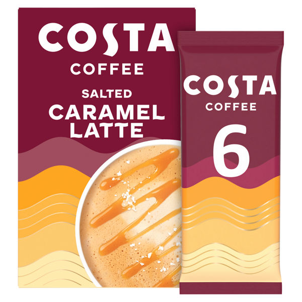 Costa Coffee - Salted Caramel Latte X 5 X (6x17g)
