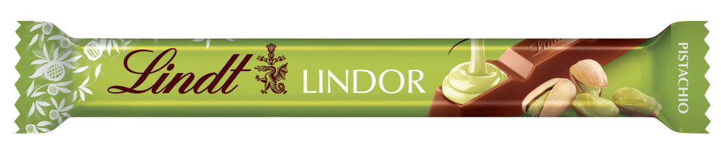Lindt Lindor Chocolate Bar - MILK Pistachio X 24 X 38g
