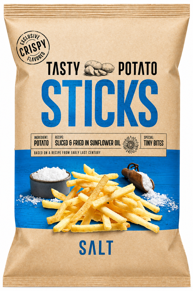 Crispy Potato Sticks - Salt X 18 X 125g