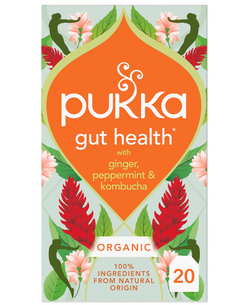 Pukka Organic Teas - Peppermint Ginger and Kombucha X 4 X 20pc