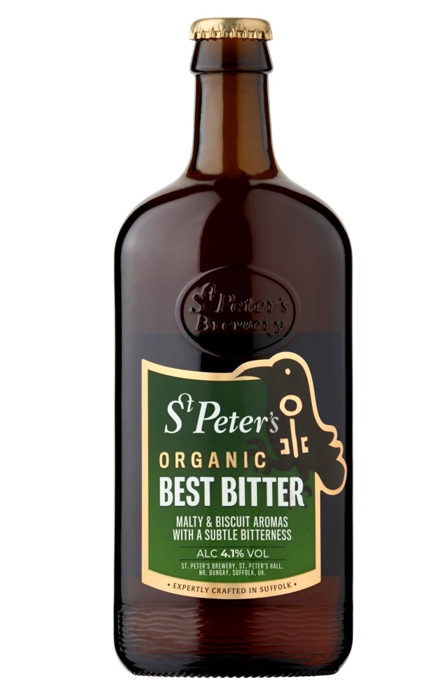 St Peters Organic Beer - Best Bitter 4.1% ABV X 12 X 500ml