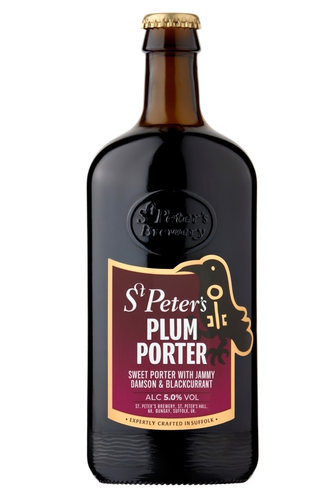 St Peters Beer - Plum Porter 5% ABV X 12 X 500ml
