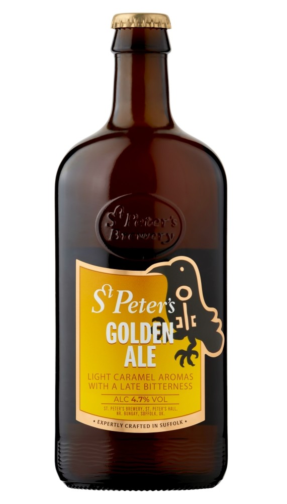St Peters Beer - Golden Ale 4.7% ABV X 12 X 500ml