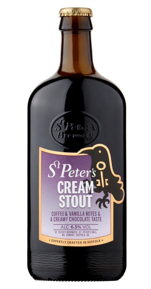 St Peters Beer - Cream Stout 6.5% ABV X 12 X 500ml