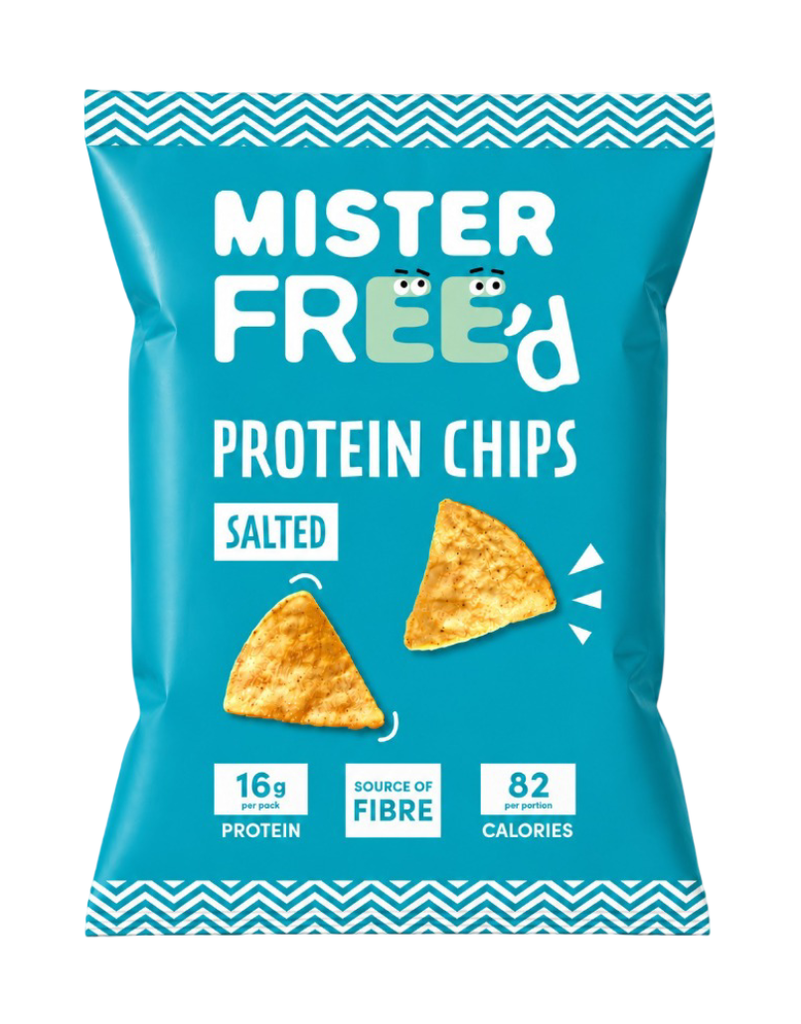 Mister Freed High Protein Tortilla Chips - SMALL Sea Salt X 10 X 70g