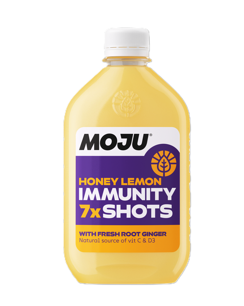 MOJU Health Shots - LARGE BOTTLE Honey Lemon Immunity X 8 X 420ml