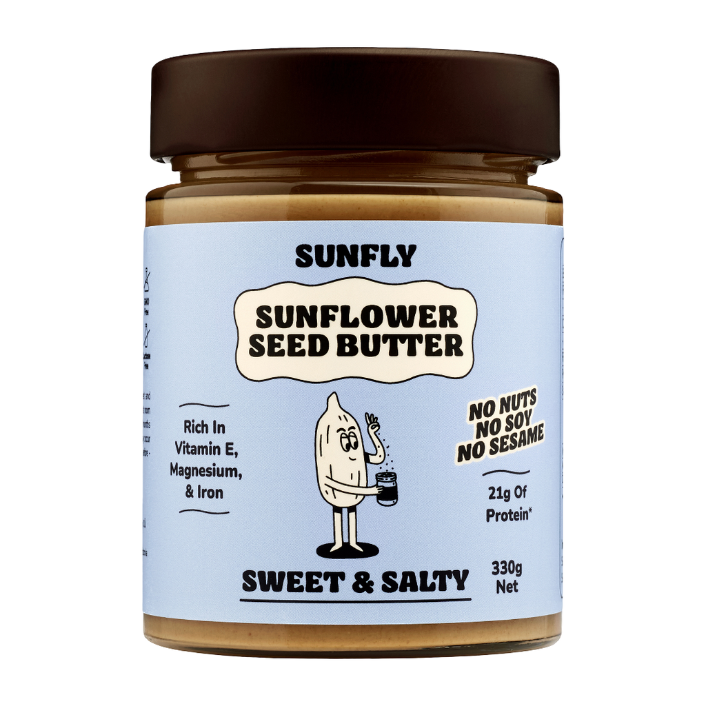 Sunfly Sunflower Seed Butter - Sweet and Salty X 6 X 330g