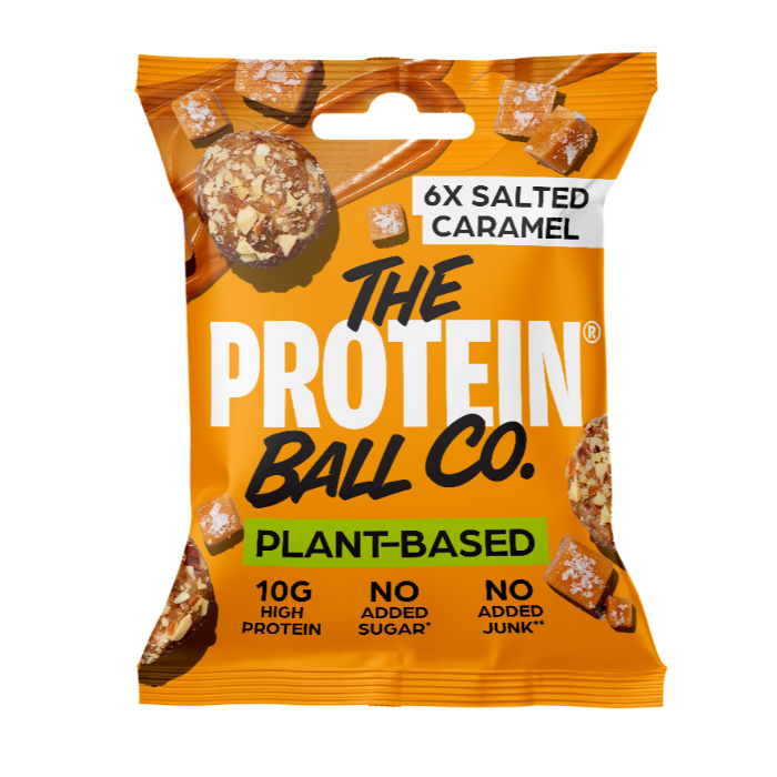 The Protein Ball Co Plant Based Ball - Salted Caramel X 10 X 45g