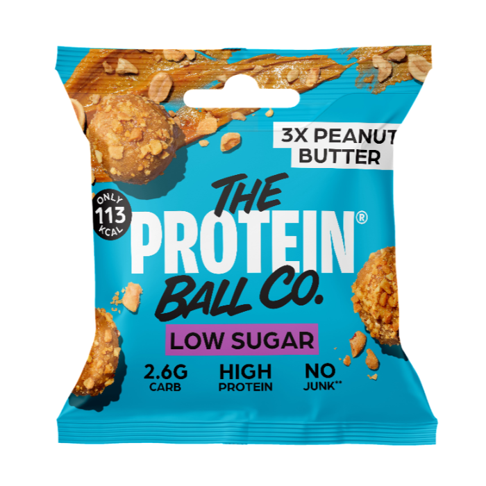 The Protein Ball Co Low Sugar Ball - Peanut Butter X 10 X 25g
