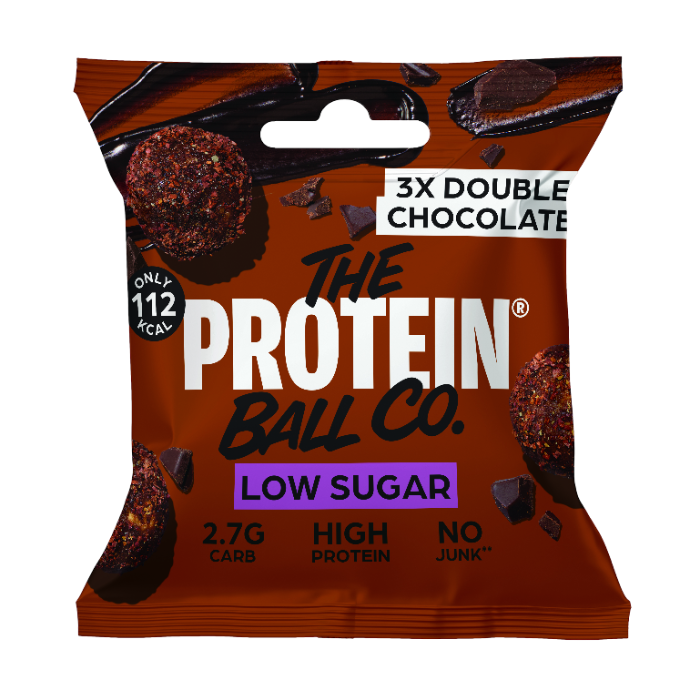 The Protein Ball Co Low Sugar Ball - Double Chocolate X 10 X 25g
