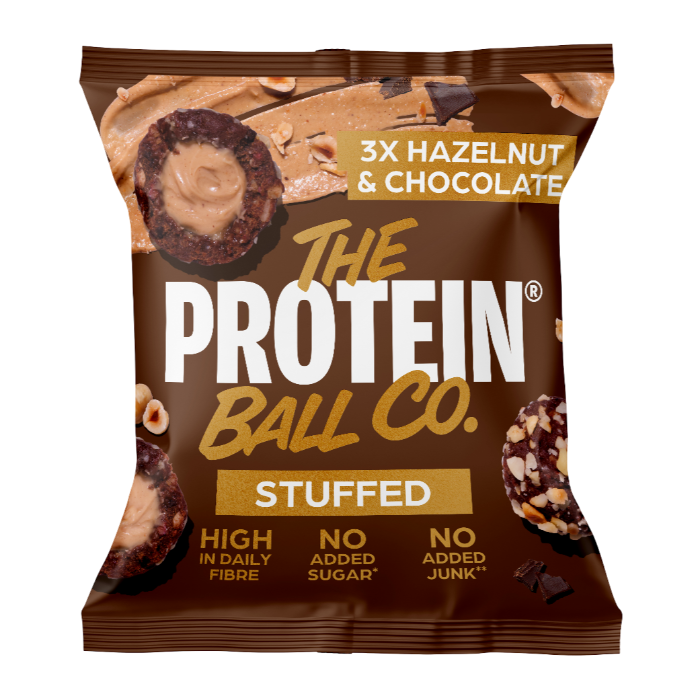 The Protein Ball Co Stuffed Ball - Hazelnut and Chocolate X 10 X 36g